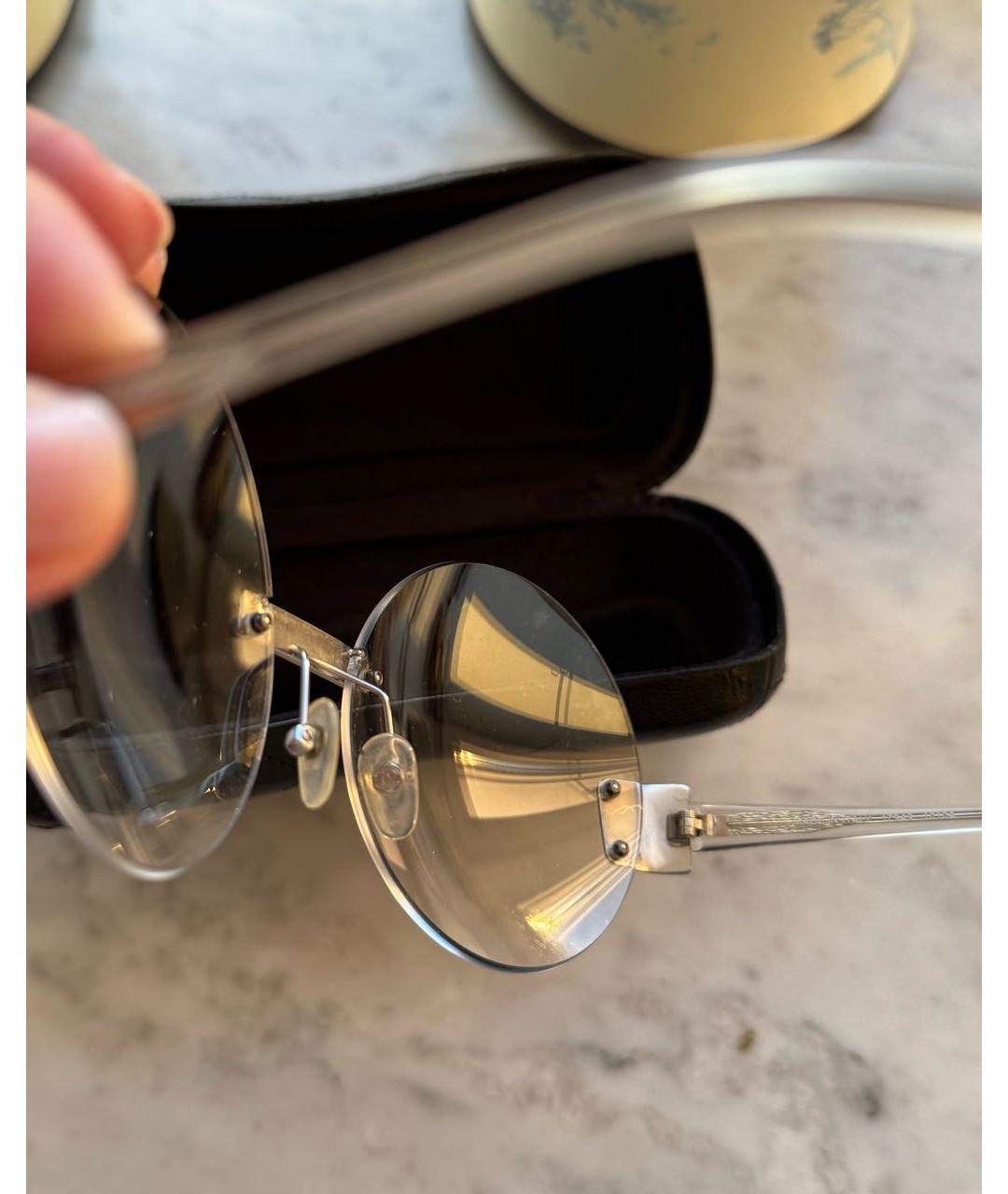 CHANEL Серые пластиковые солнцезащитные очки, фото 5