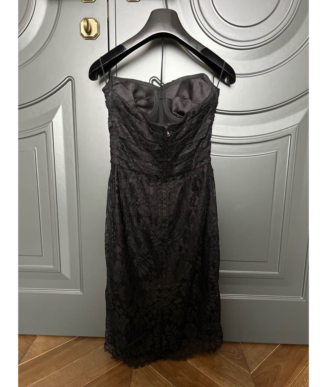 DOLCE&GABBANA Черное вискозное вечернее платье, фото 2