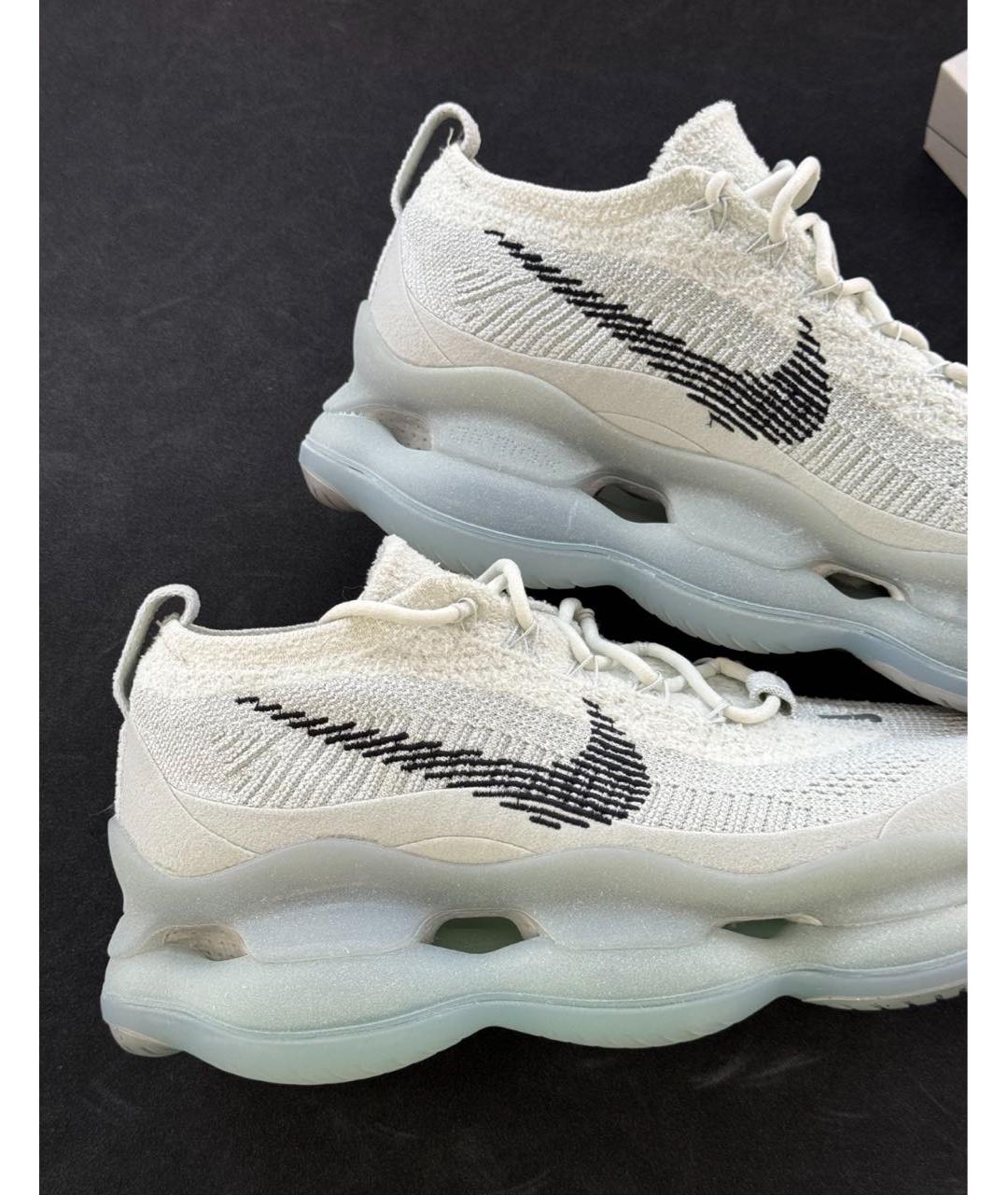 NIKE Серые текстильные низкие кроссовки / кеды, фото 7