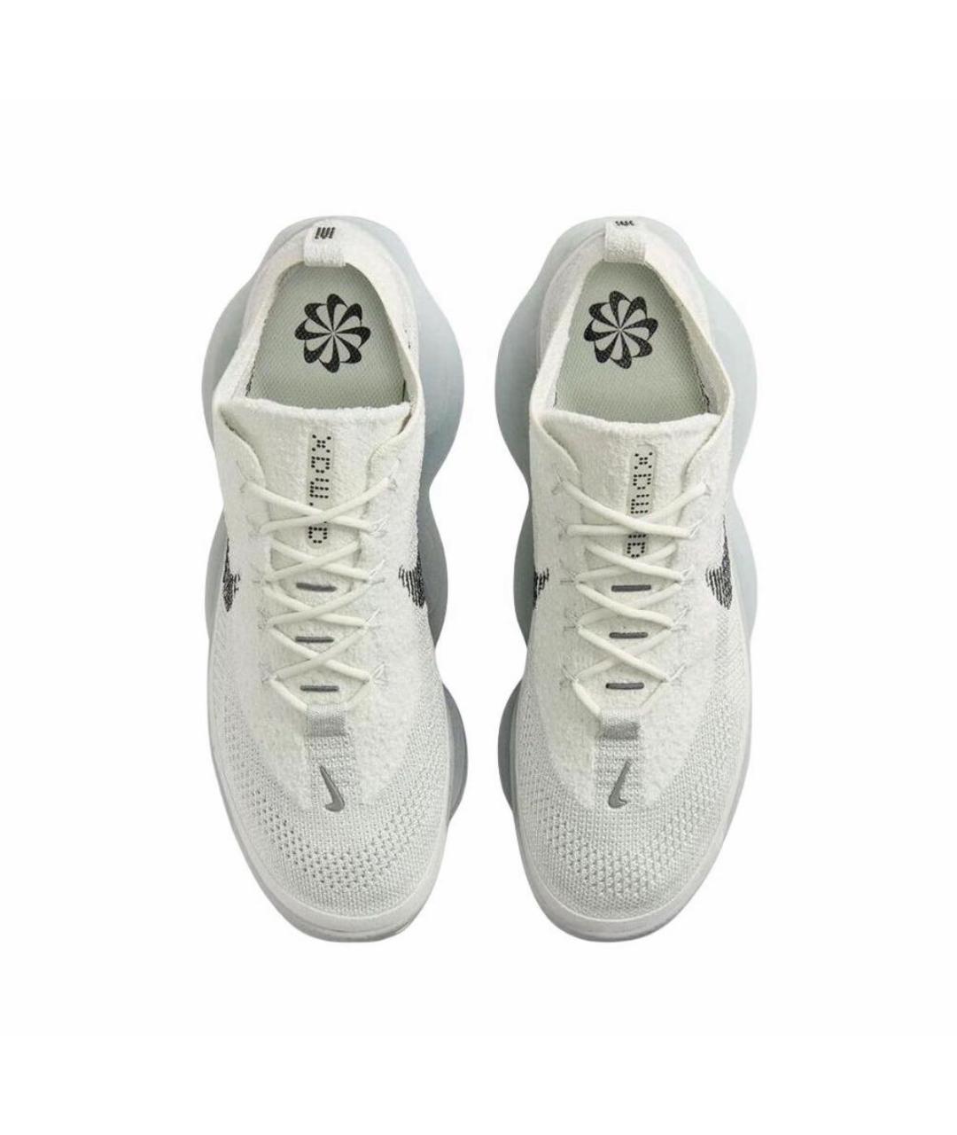 NIKE Серые текстильные низкие кроссовки / кеды, фото 3