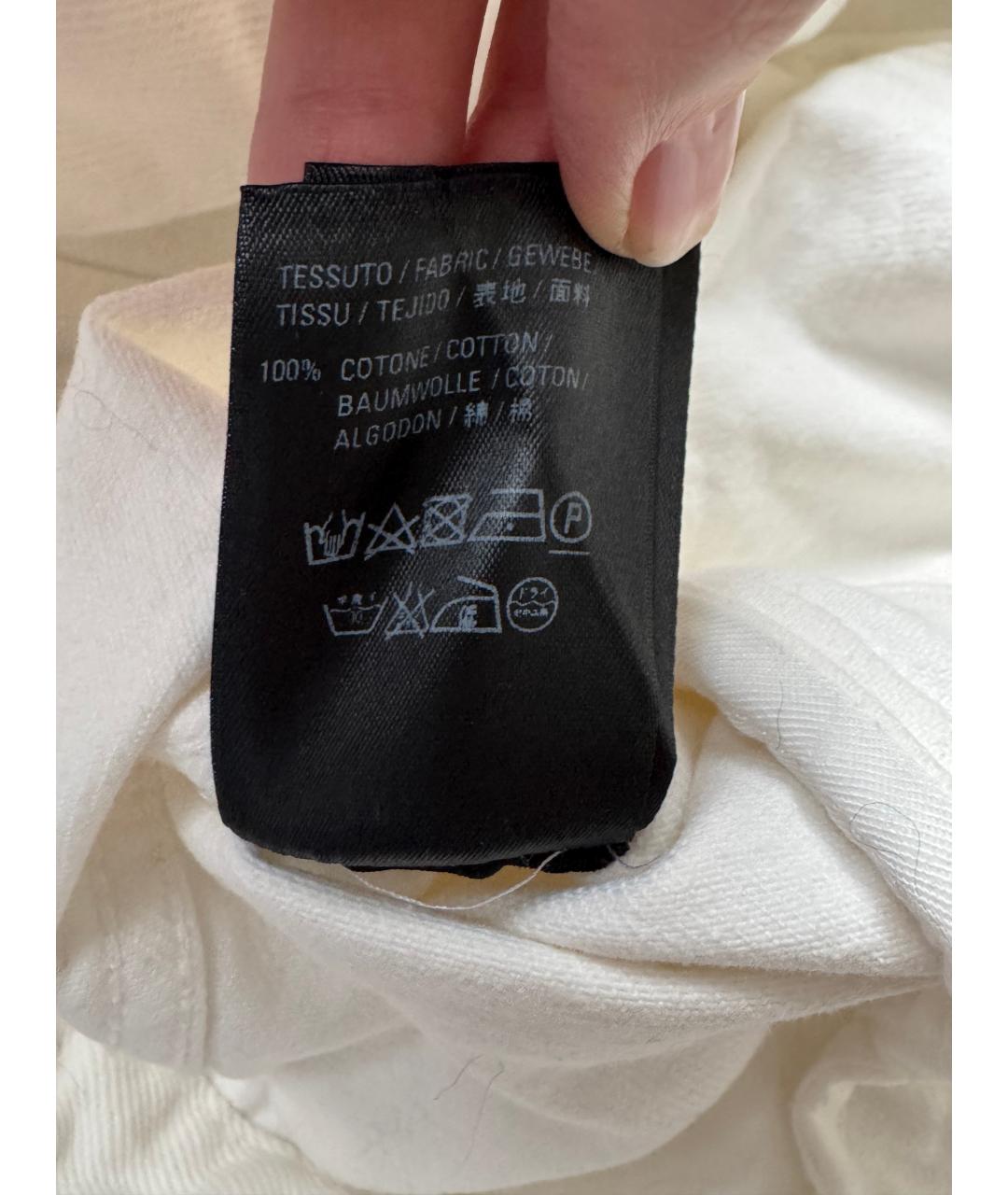 BALENCIAGA Белая хлопковая куртка, фото 7