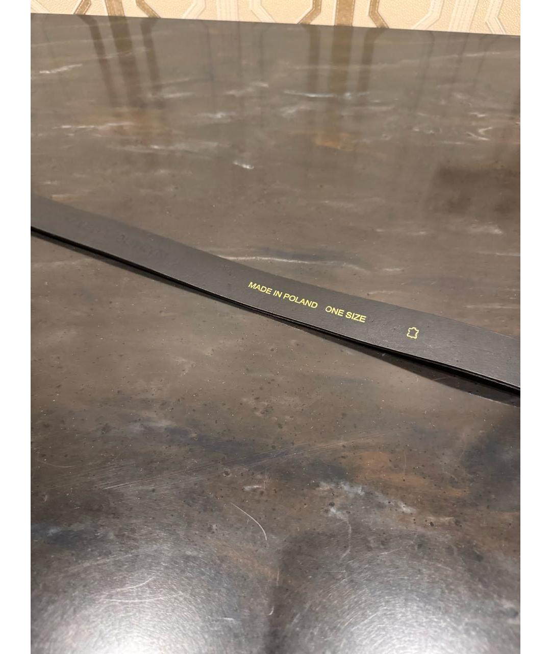 MAGDA BUTRYM Черный кожаный ремень, фото 3