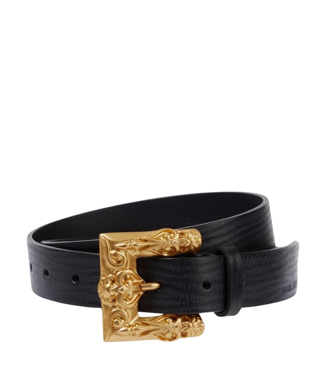 MAGDA BUTRYM Черный кожаный ремень, фото 1
