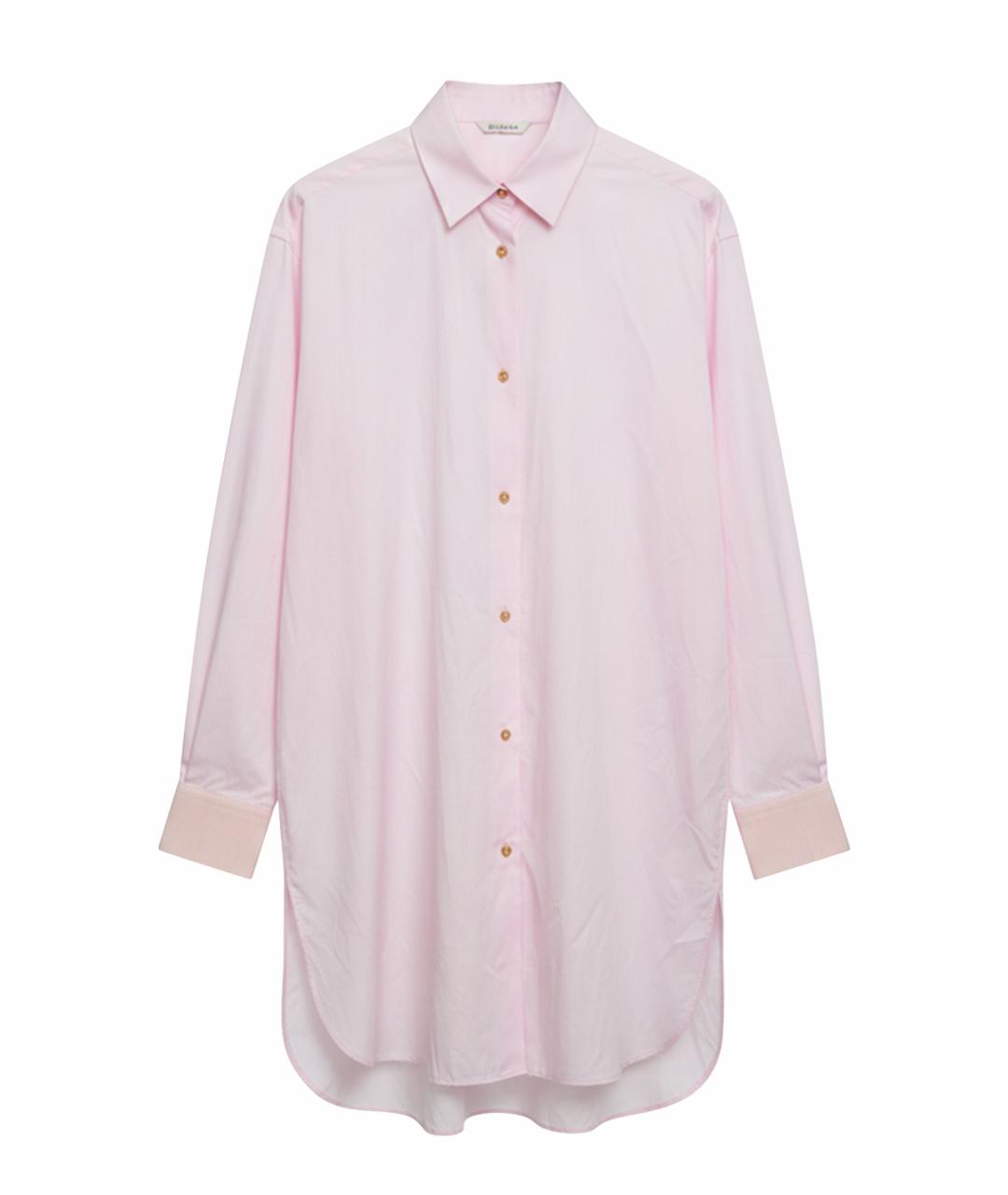 LOEWE Розовое хлопковое повседневное платье, фото 1