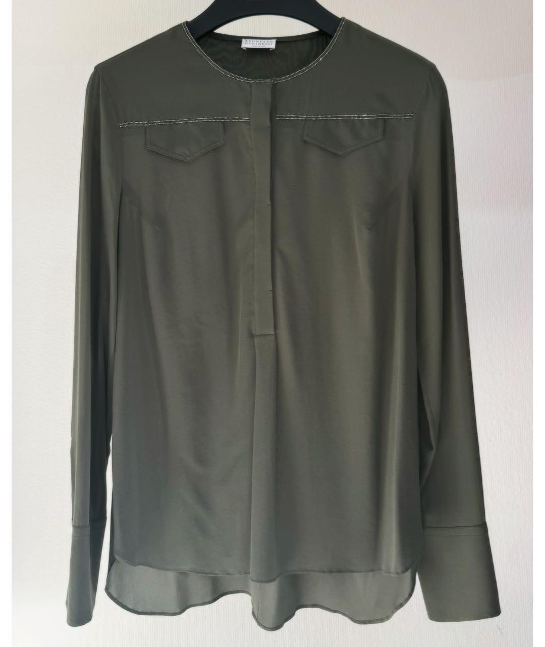 BRUNELLO CUCINELLI Шелковая блузы, фото 7