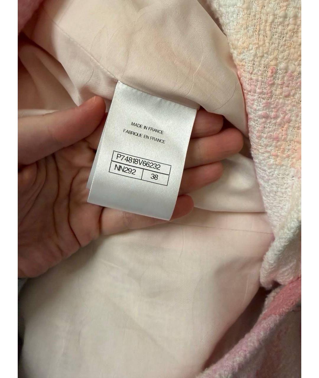 CHANEL Мульти хлопковый костюм с брюками, фото 7