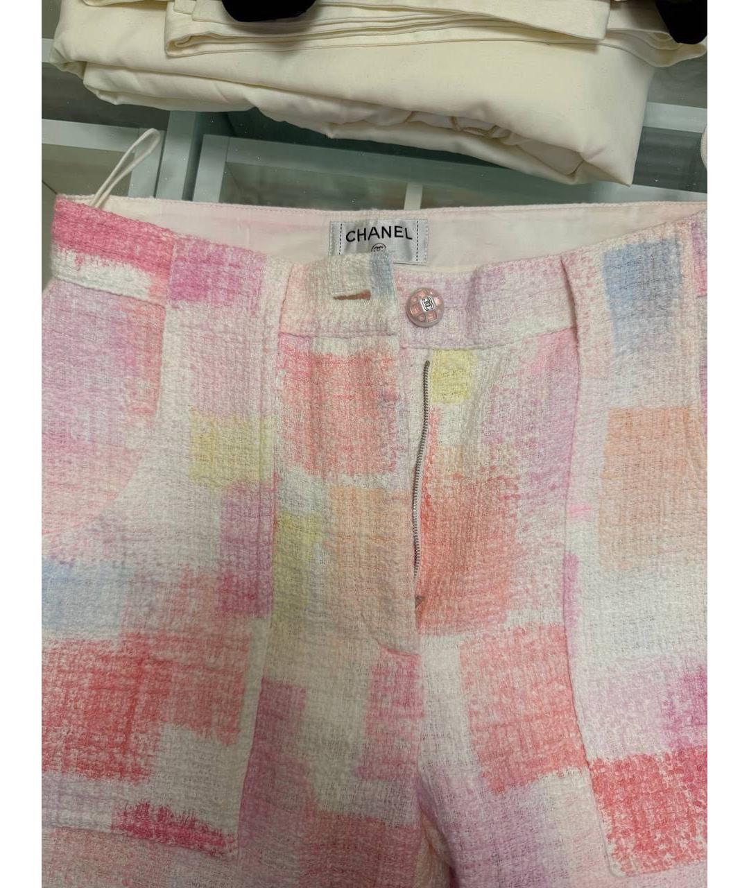 CHANEL Мульти хлопковый костюм с брюками, фото 5