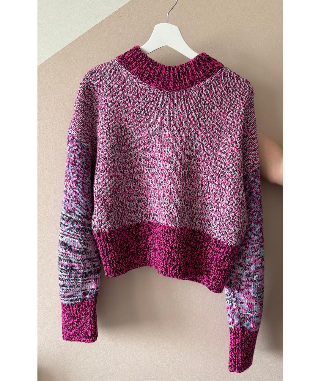 LOEWE Розовый шерстяной джемпер / свитер, фото 6