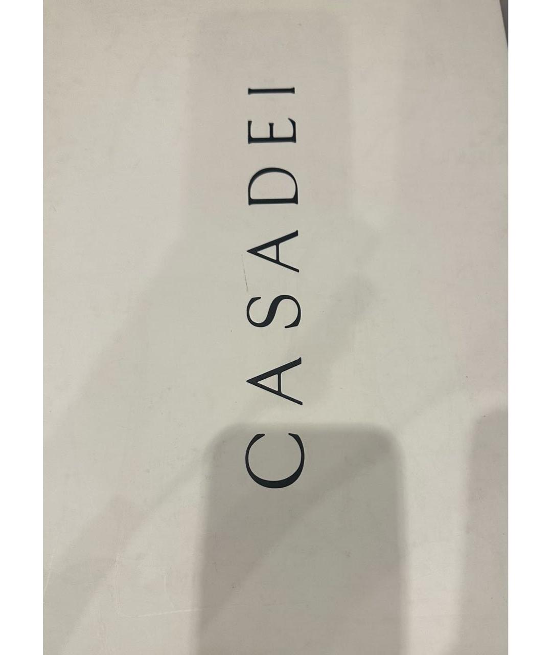 CASADEI Коричневые замшевые ботильоны, фото 4