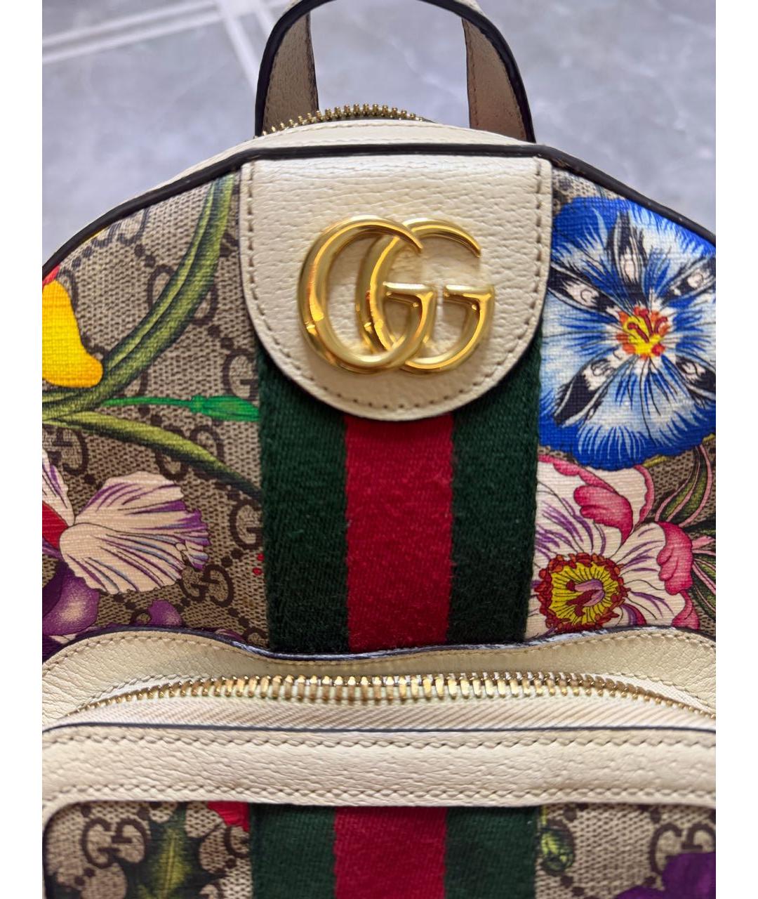 GUCCI Мульти тканевый рюкзак, фото 5