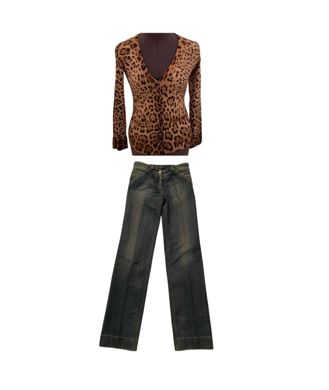 DOLCE&GABBANA Коричневый костюм с брюками, фото 9