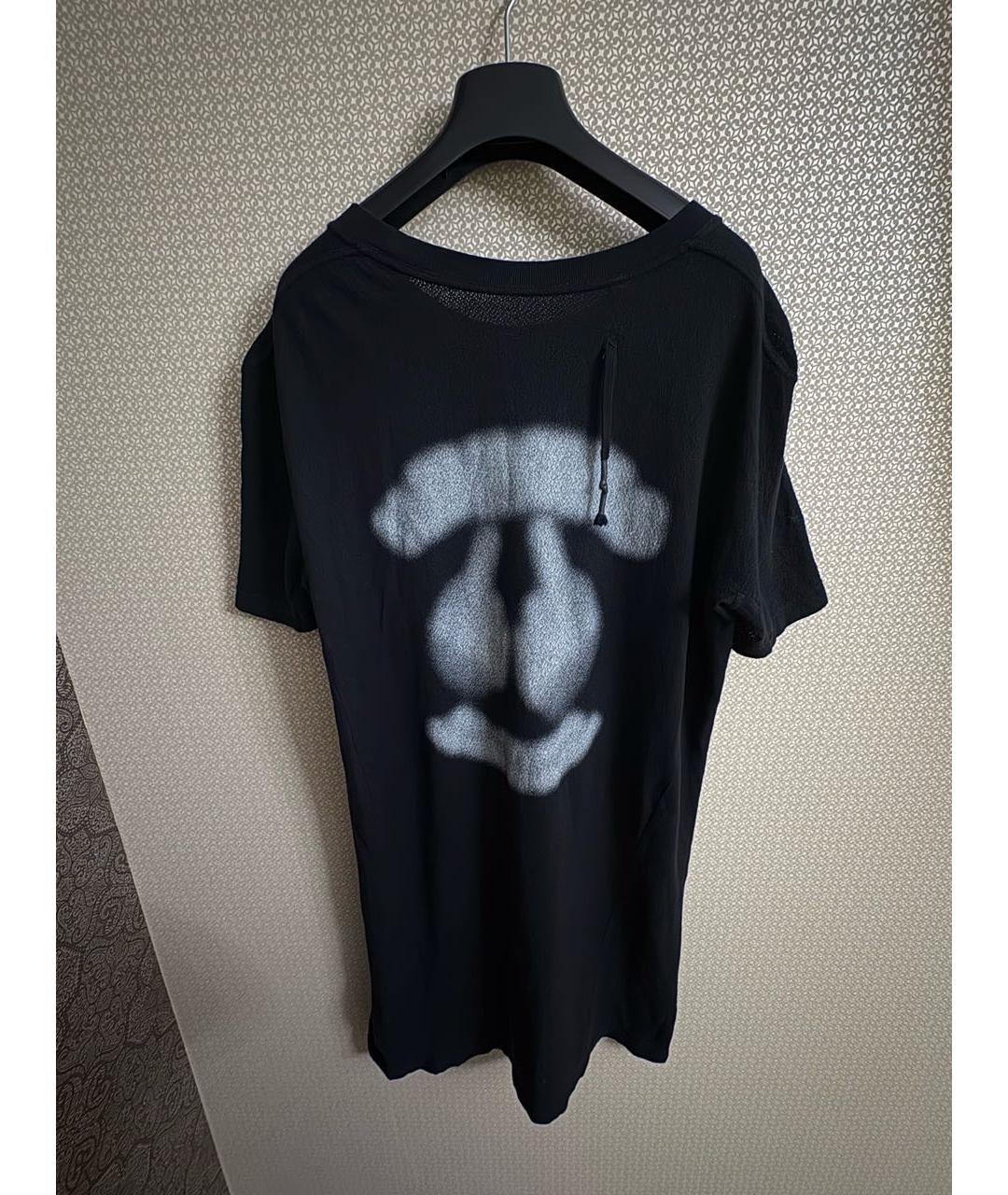 11 BY BORIS BIDJAN SABERI Антрацитовая хлопковая футболка, фото 2
