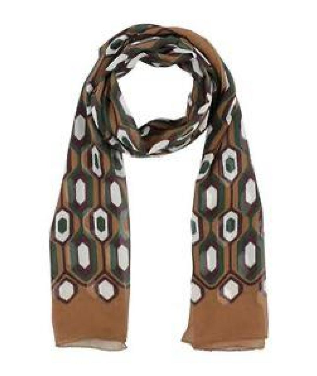 CELINE Коричневый платок, фото 4