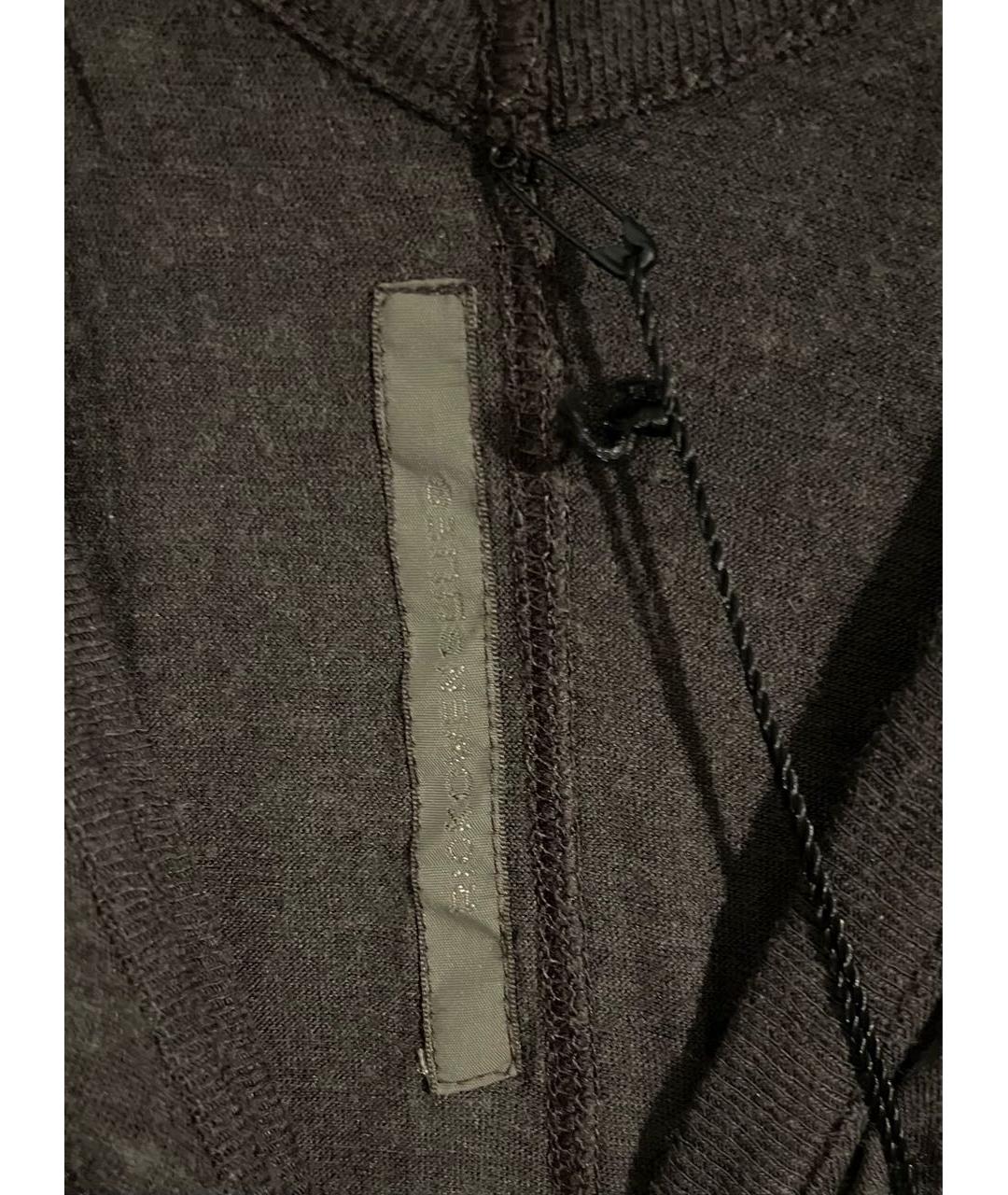 RICK OWENS DRKSHDW Коричневое вискозное повседневное платье, фото 4