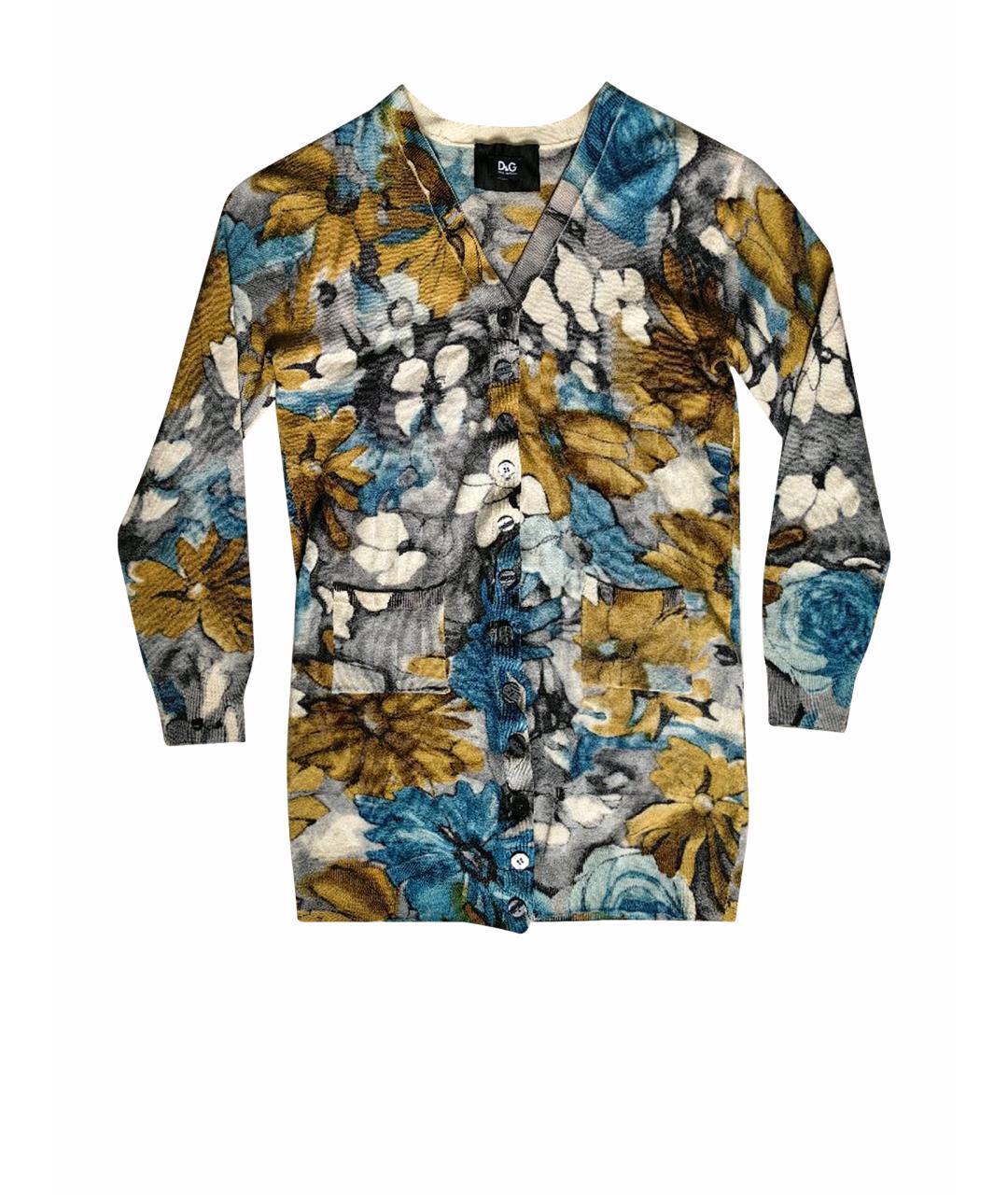 DOLCE&GABBANA Мульти шерстяной кардиган, фото 1