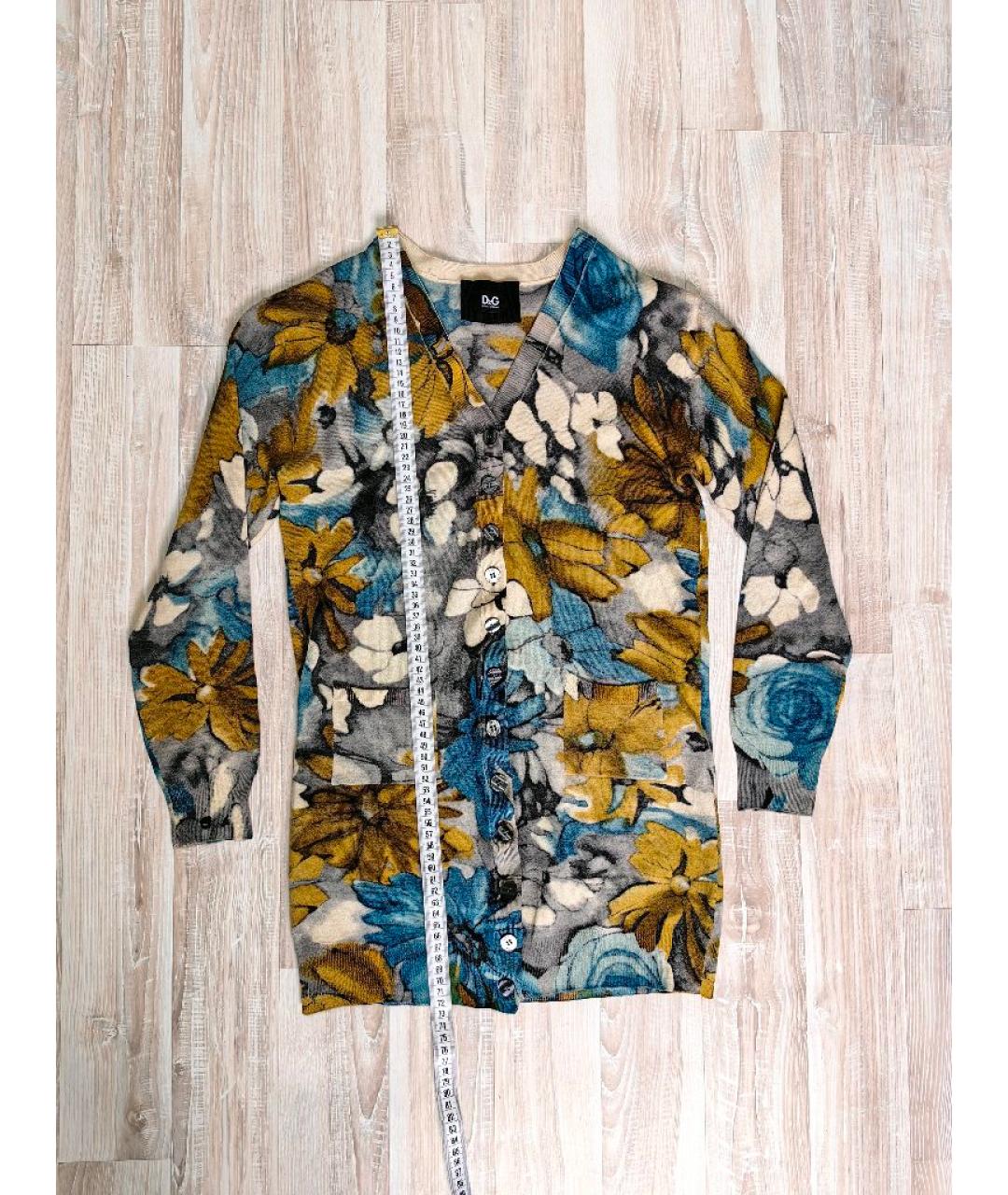 DOLCE&GABBANA Мульти шерстяной кардиган, фото 6