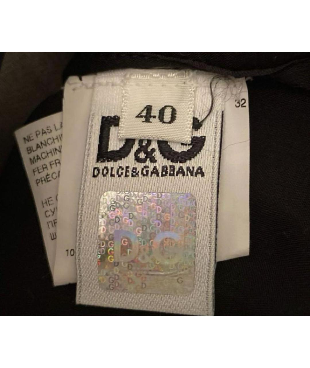 DOLCE&GABBANA Черный костюм с брюками, фото 4