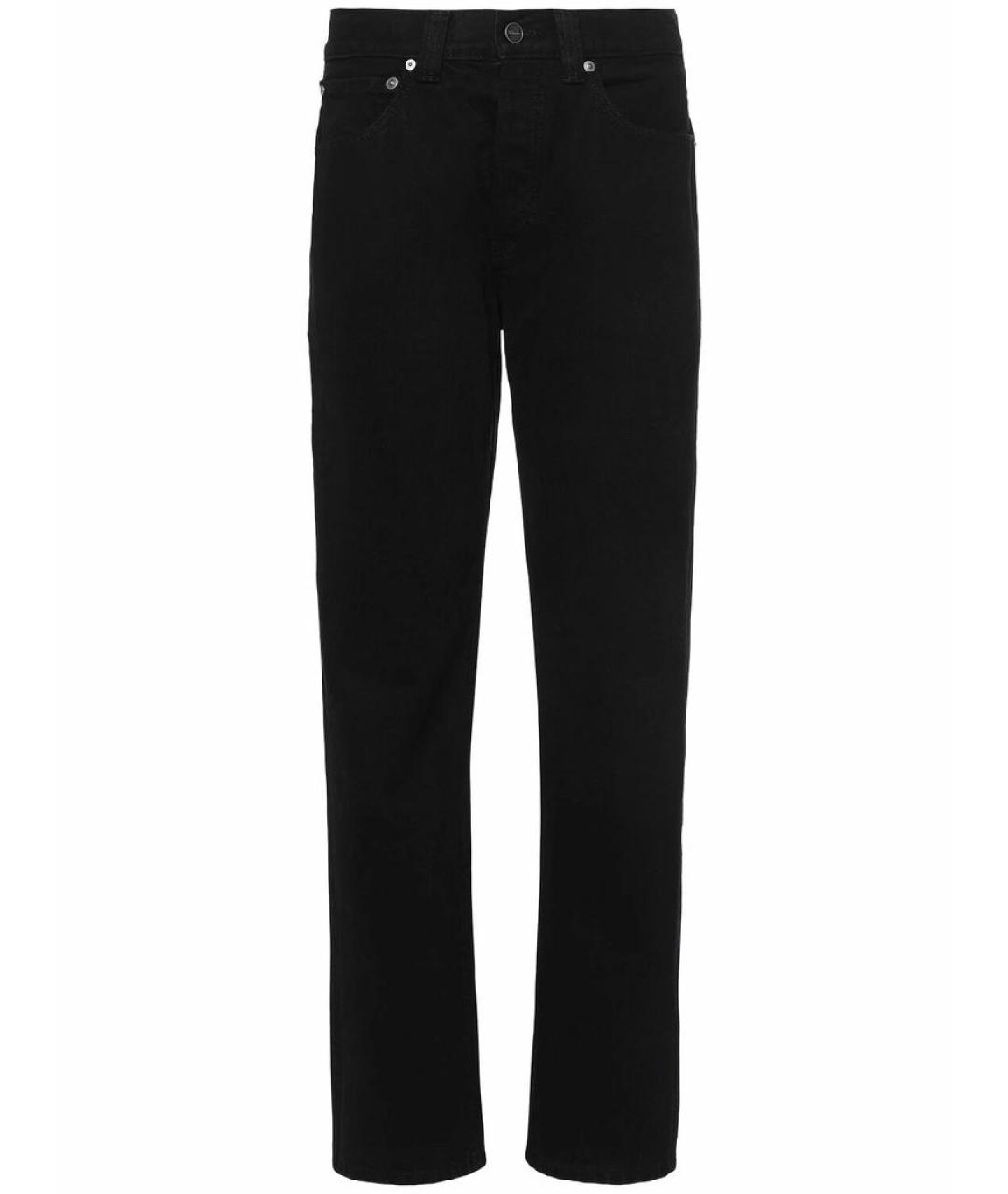 KHAITE Черные хлопковые прямые джинсы, фото 6