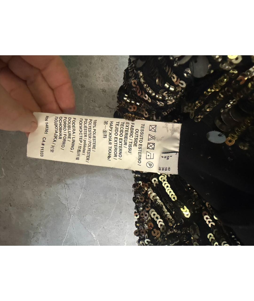 PINKO Золотое вечернее платье, фото 4