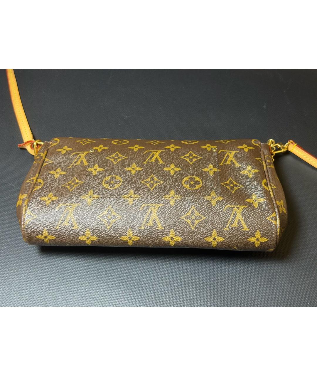 LOUIS VUITTON Коричневая сумка через плечо, фото 7