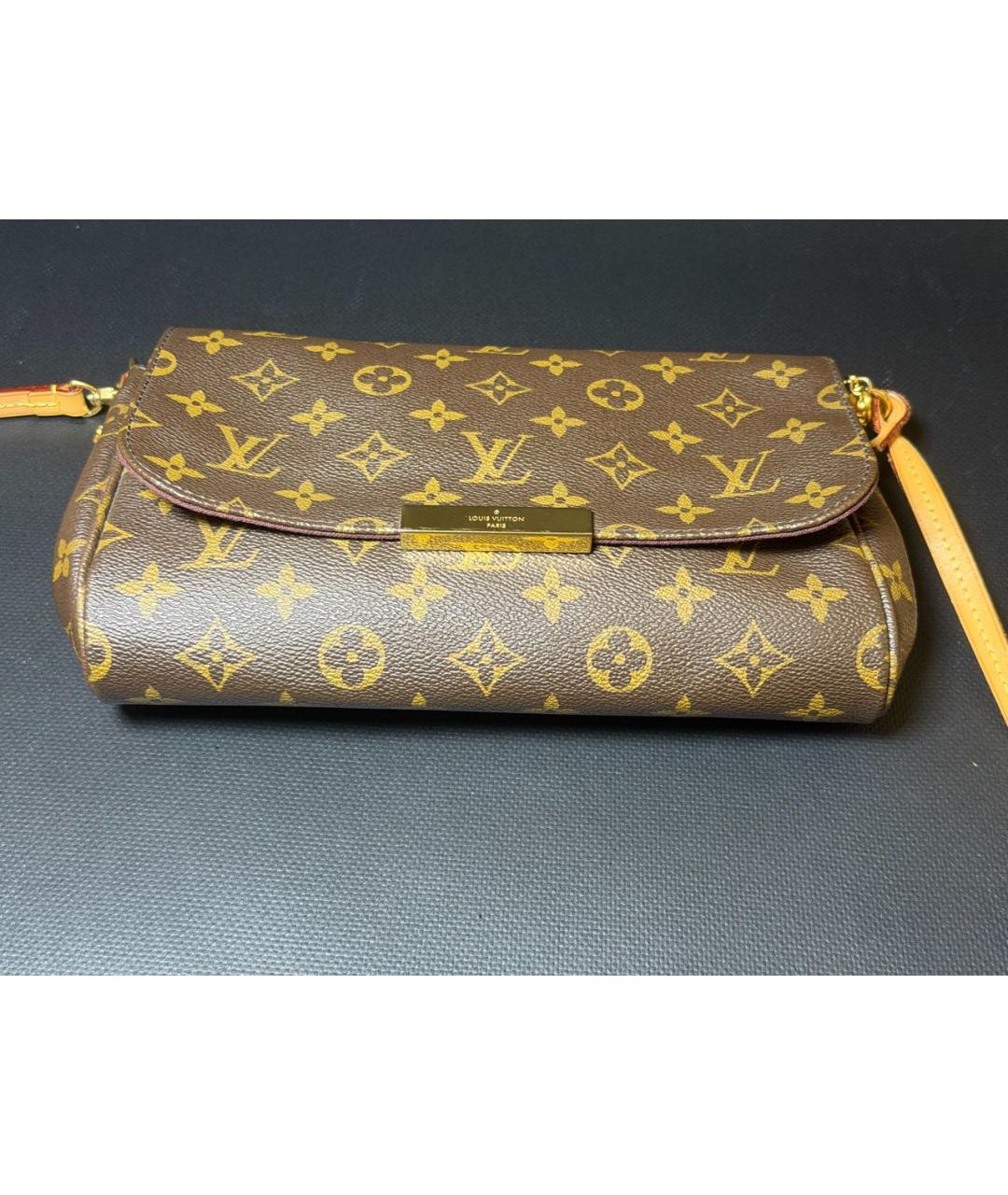 LOUIS VUITTON Коричневая сумка через плечо, фото 6