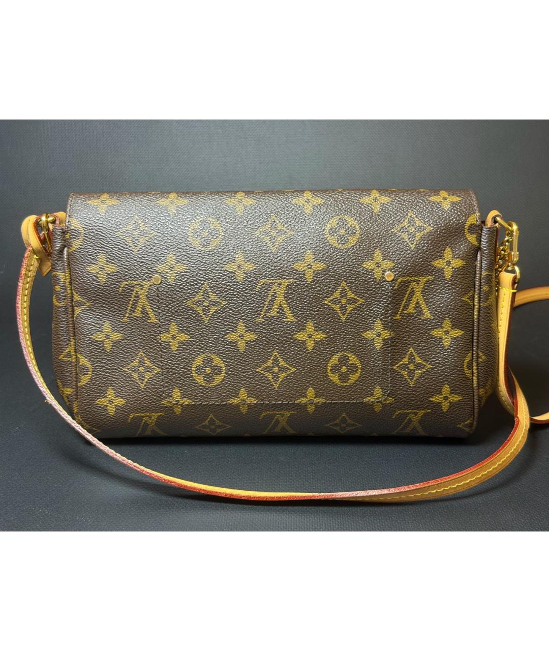 LOUIS VUITTON Коричневая сумка через плечо, фото 3