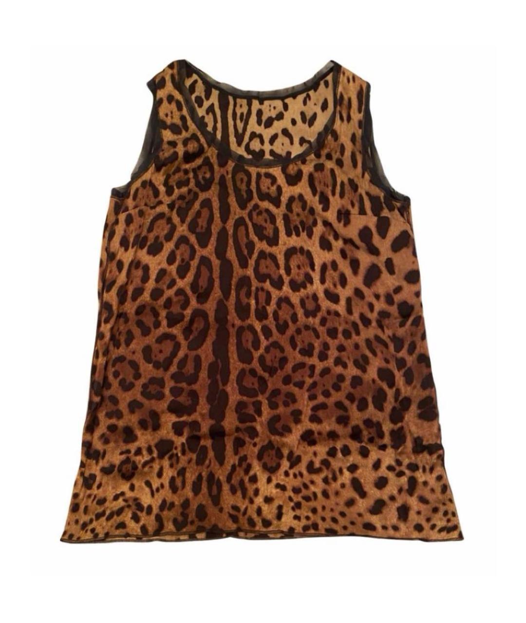 DOLCE&GABBANA Коричневый костюм с юбками, фото 2