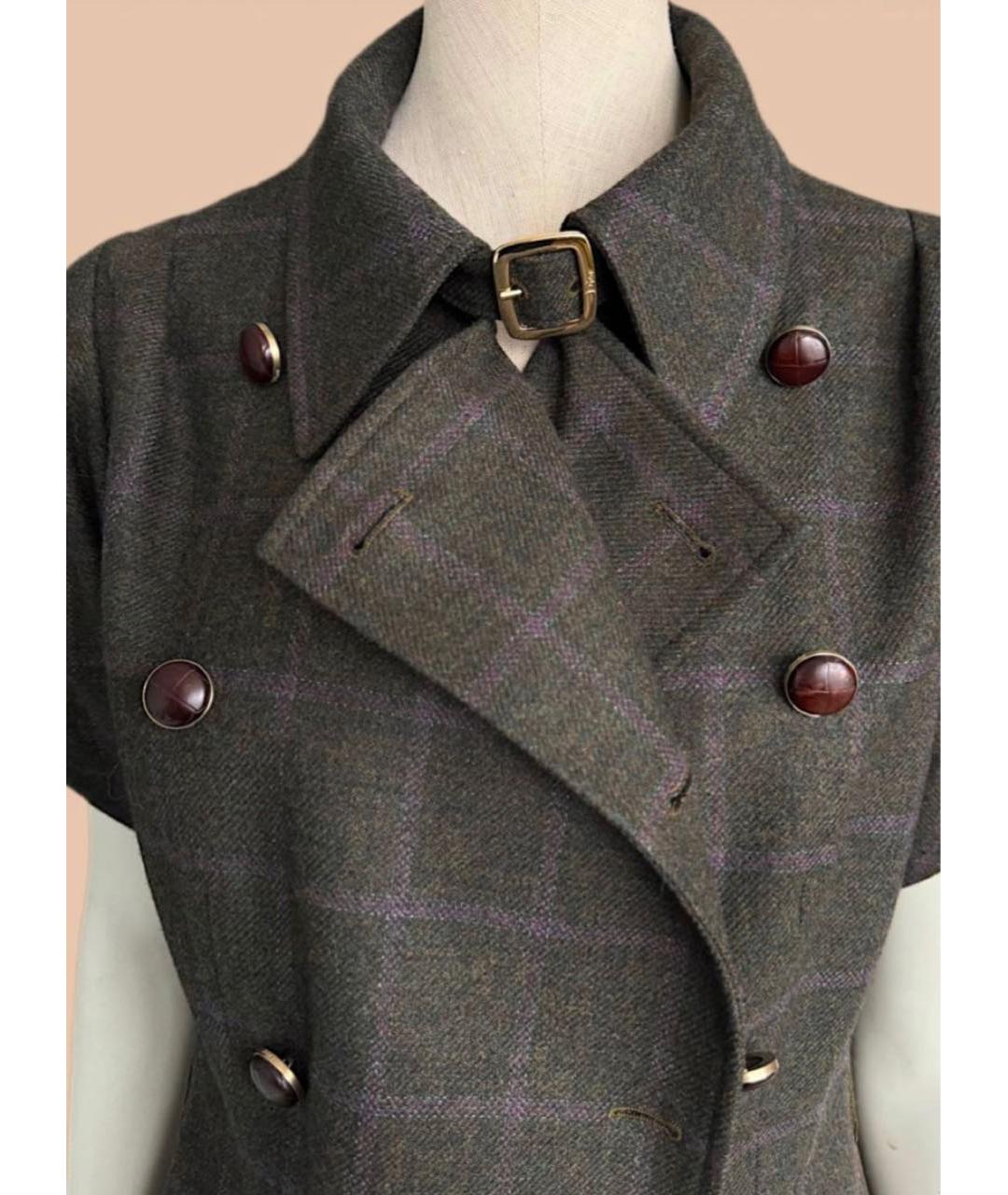 CHRISTIAN DIOR Мульти шерстяной жакет/пиджак, фото 5