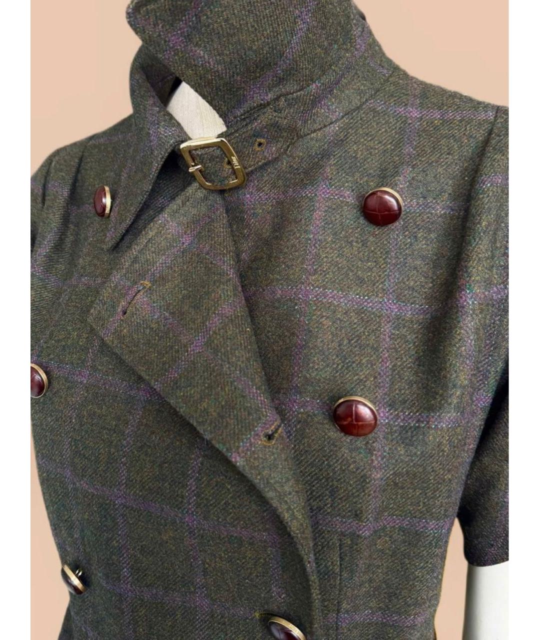 CHRISTIAN DIOR Мульти шерстяной жакет/пиджак, фото 7