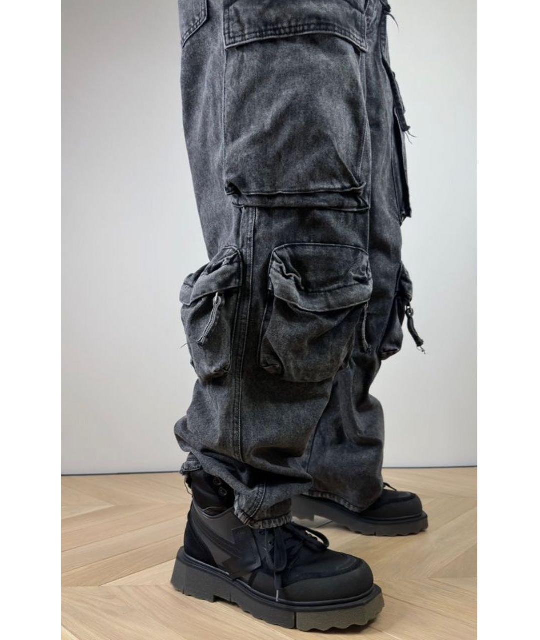 OFF-WHITE Черные высокие кроссовки / кеды, фото 6