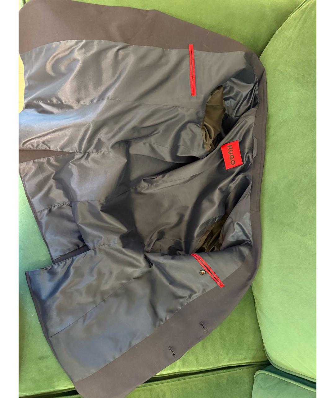 HUGO Темно-синий классический костюм, фото 6