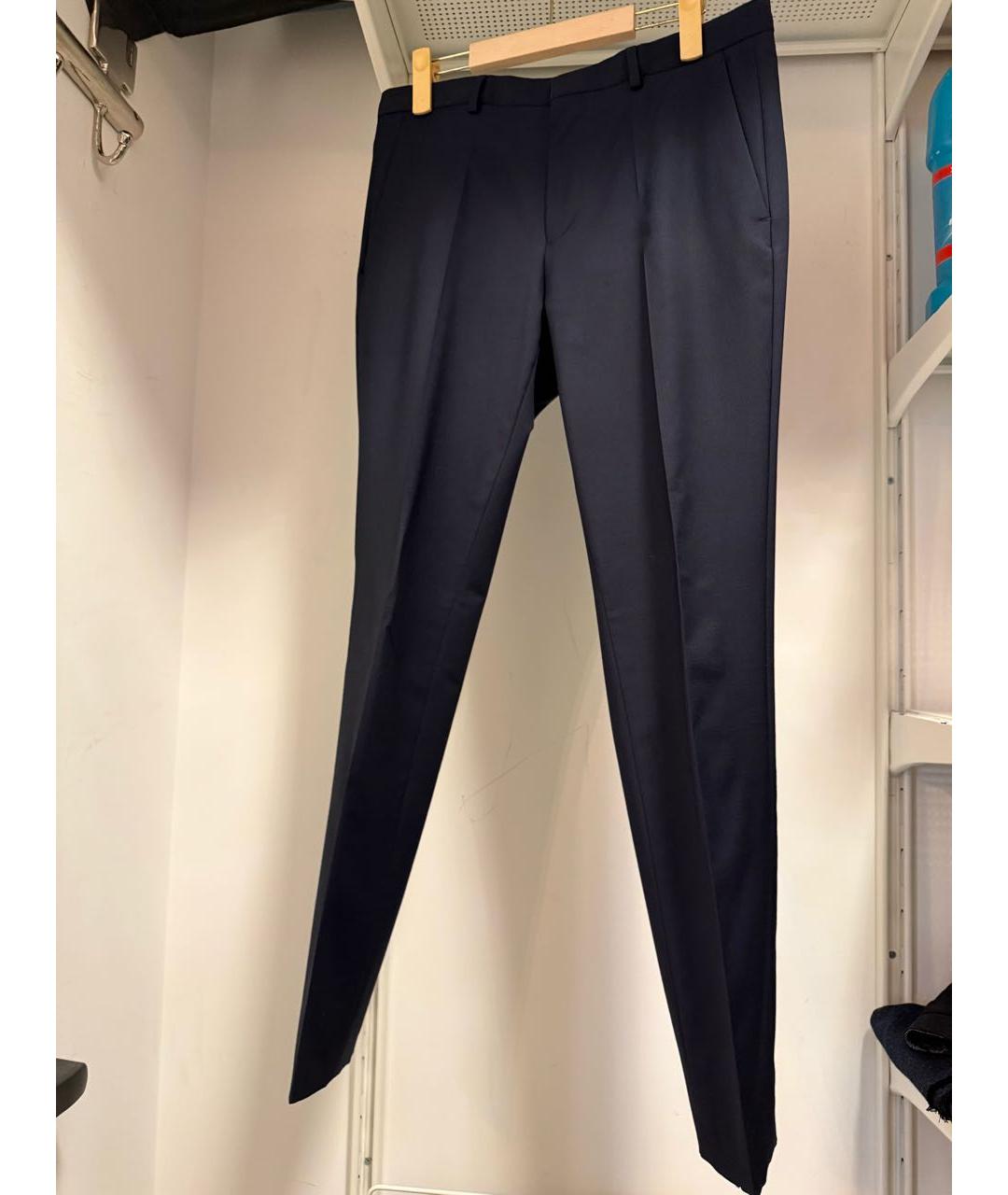 HUGO Темно-синий классический костюм, фото 3