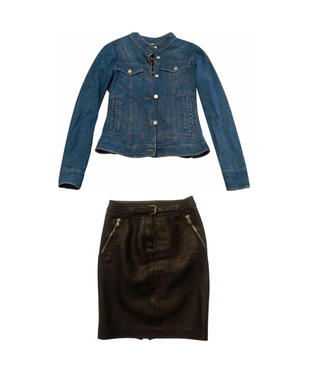 DOLCE&GABBANA Черный костюм с юбками, фото 9