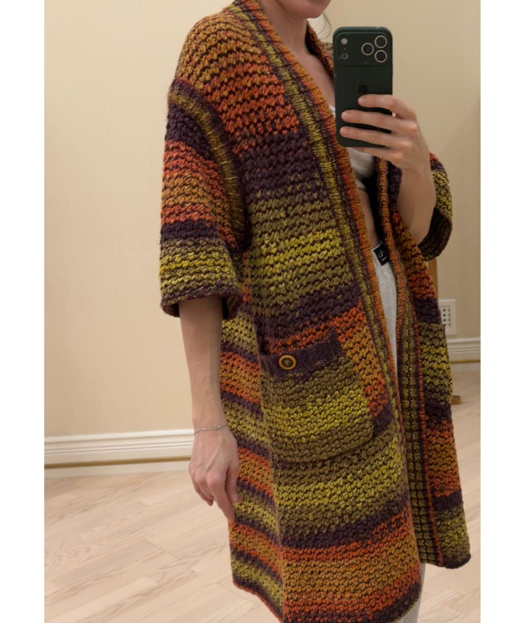 CHANEL Мульти шерстяной кардиган, фото 8