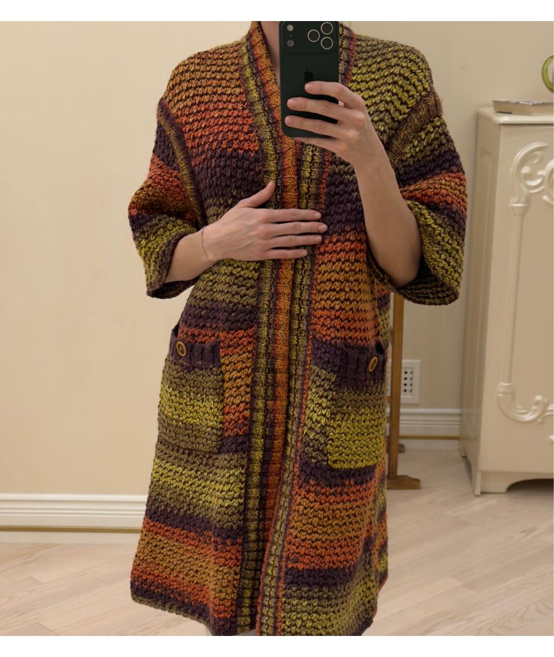 CHANEL Мульти шерстяной кардиган, фото 7