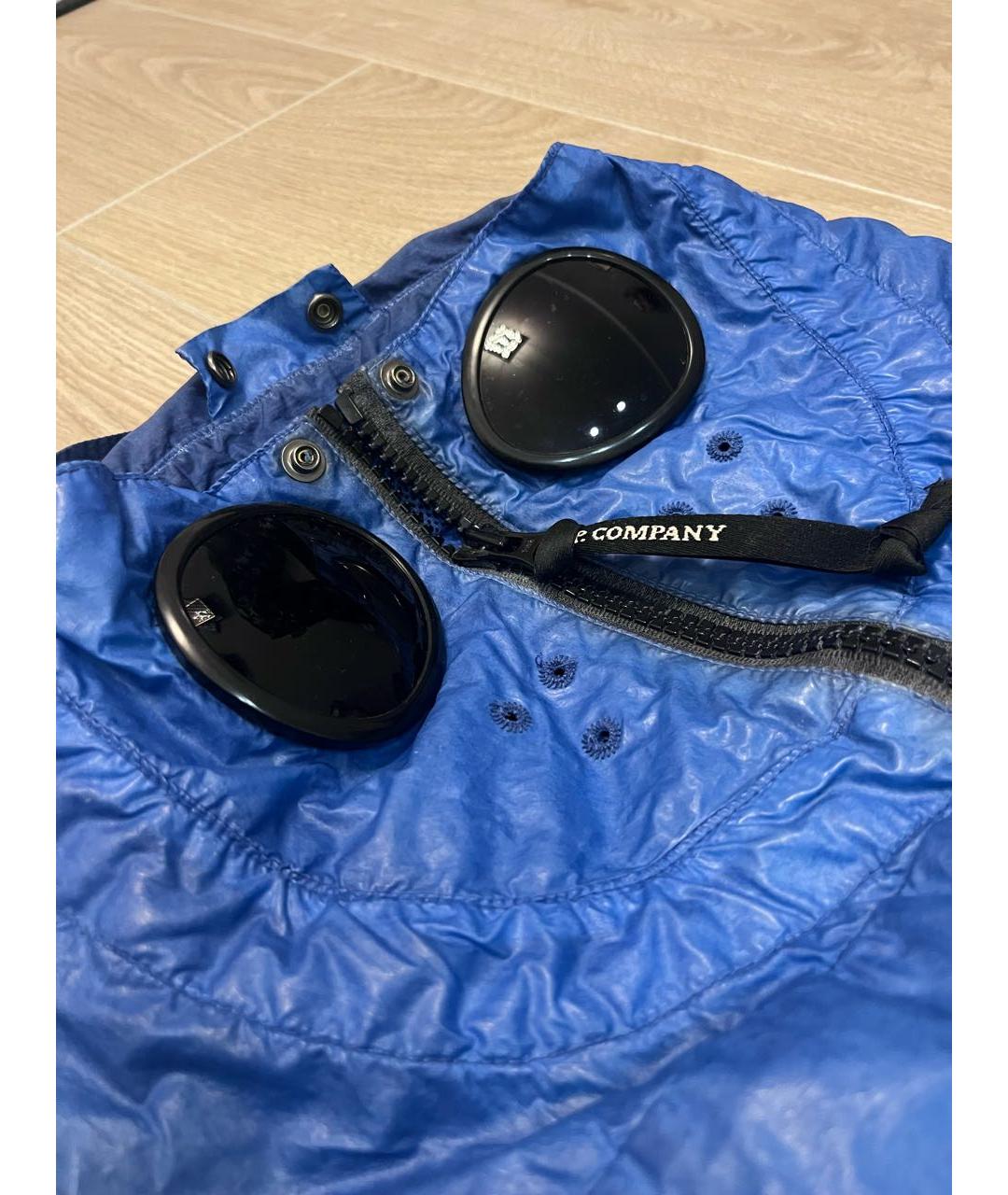 CP COMPANY Синяя полиамидовая куртка, фото 2