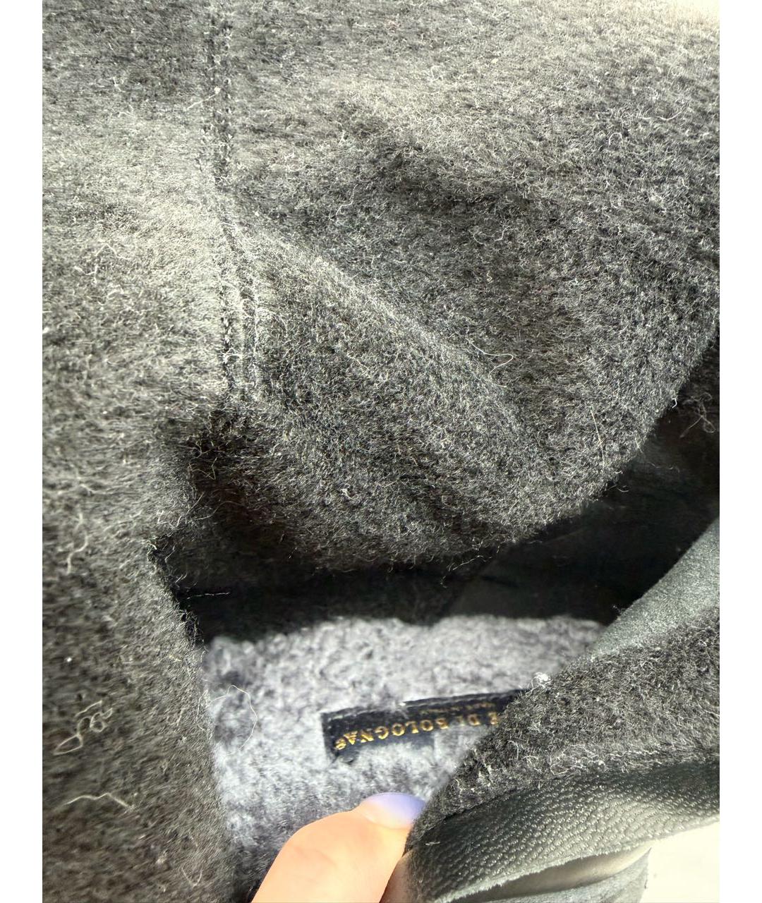 BARBARA BUI Черные кожаные ботильоны, фото 8