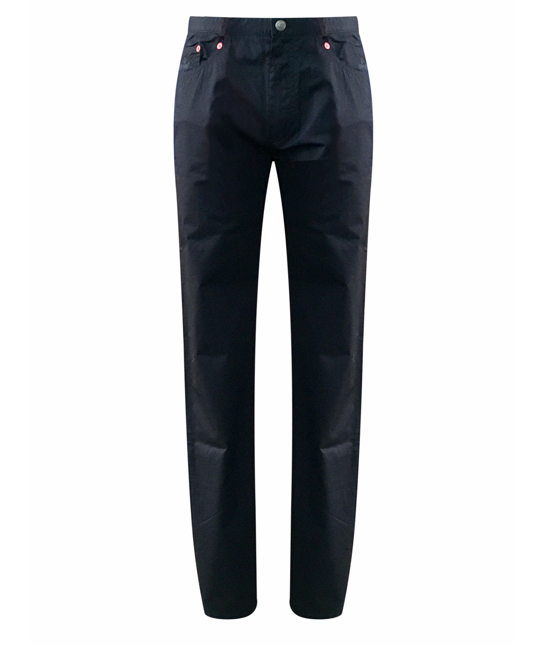 CHRISTIAN LACROIX Черные хлопковые прямые джинсы, фото 1