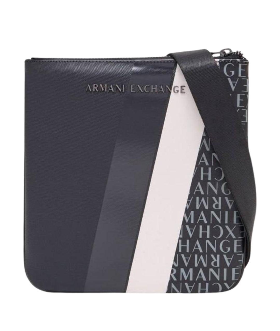 ARMANI EXCHANGE Темно-синяя сумка на плечо, фото 1