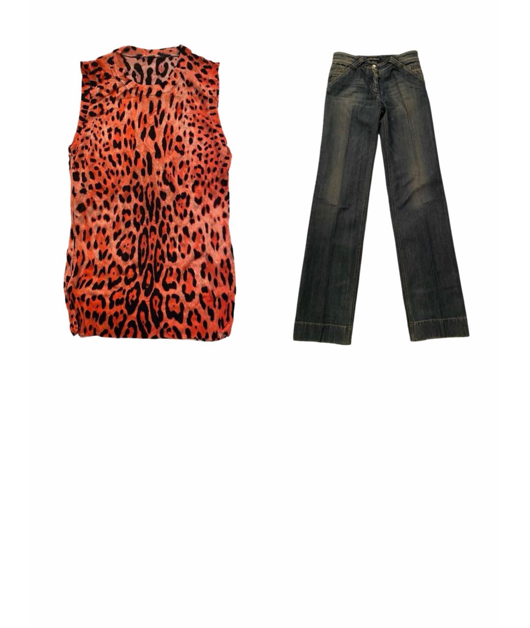 DOLCE&GABBANA Оранжевый костюм с брюками, фото 1