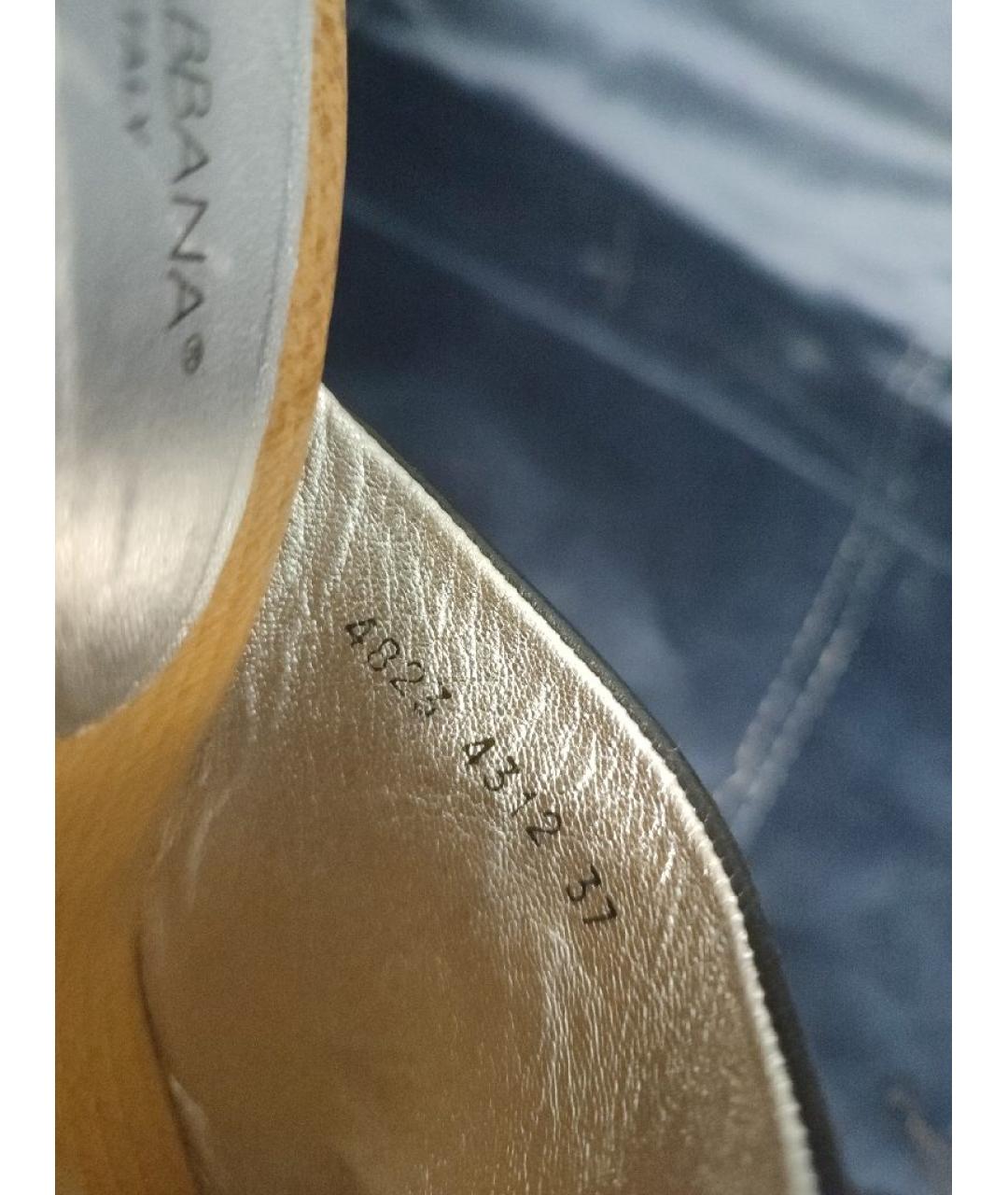 DOLCE&GABBANA Мульти текстильные сабо, фото 5