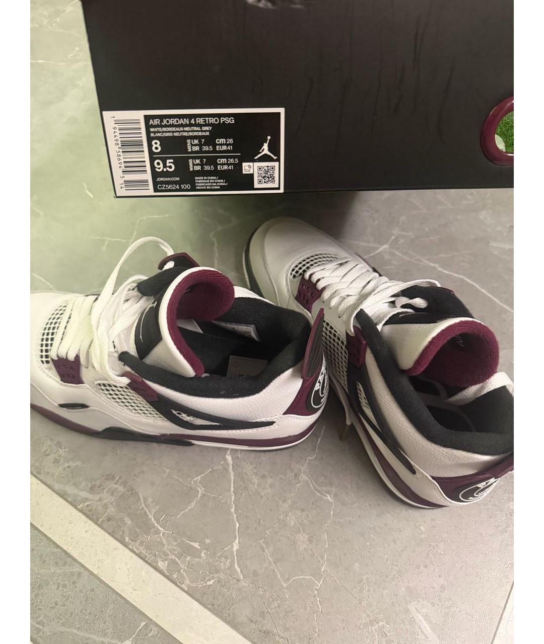 JORDAN Мульти кожаные низкие кроссовки / кеды, фото 5