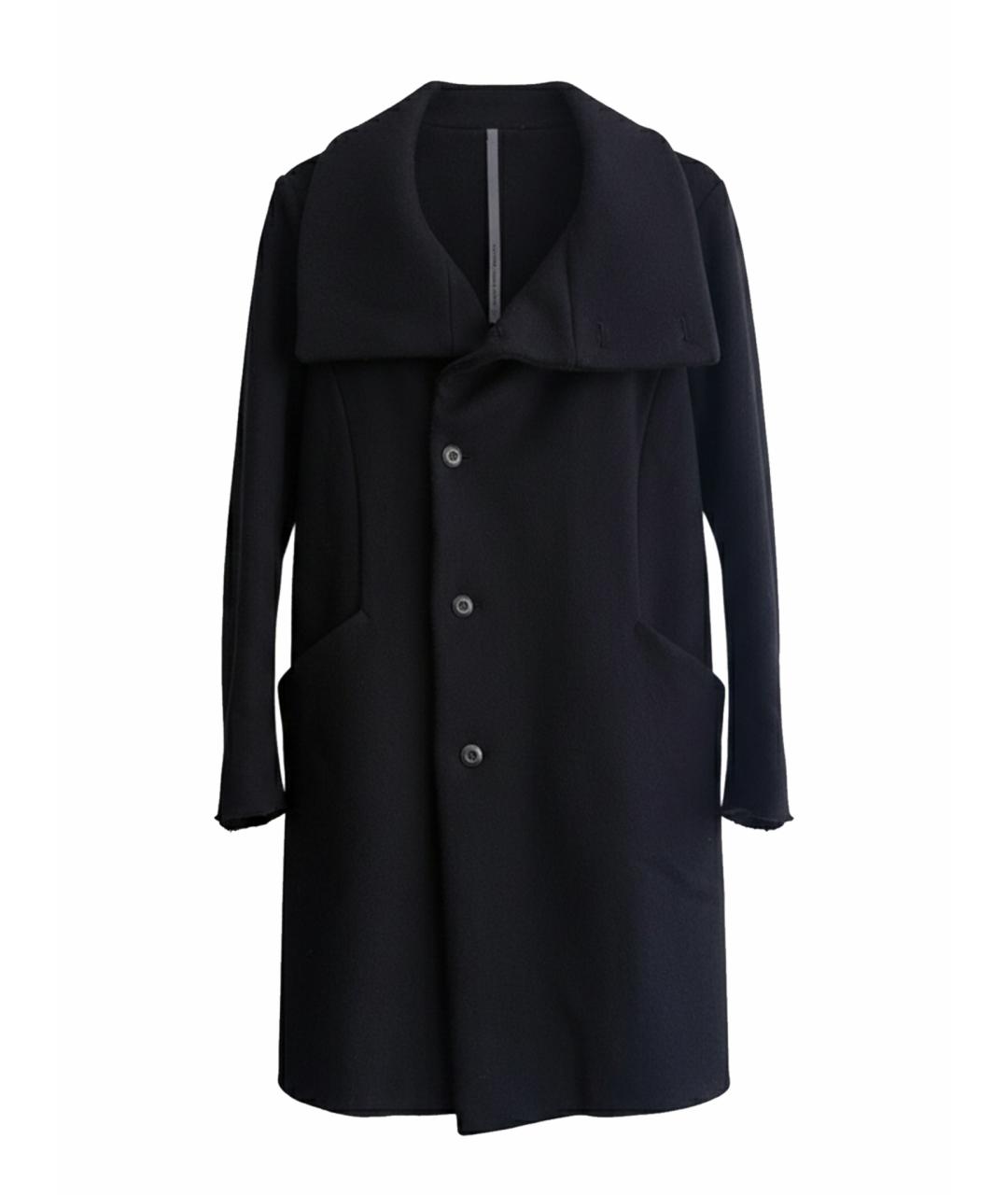 KAZUYUKI KUMAGAI Черное кашемировое пальто, фото 1