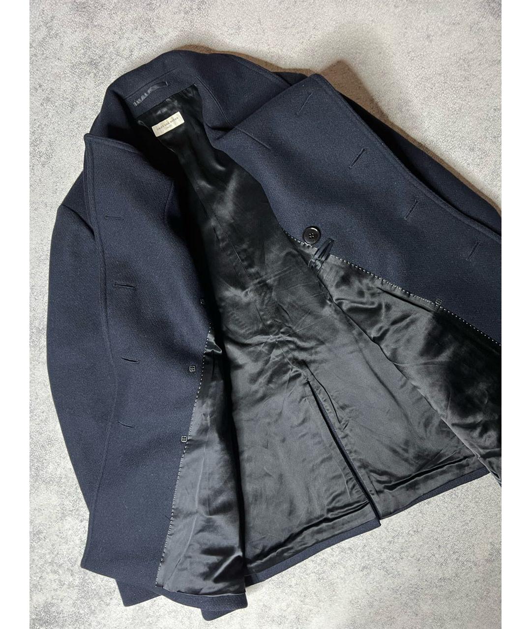 DRIES VAN NOTEN Черное шерстяное пальто, фото 6