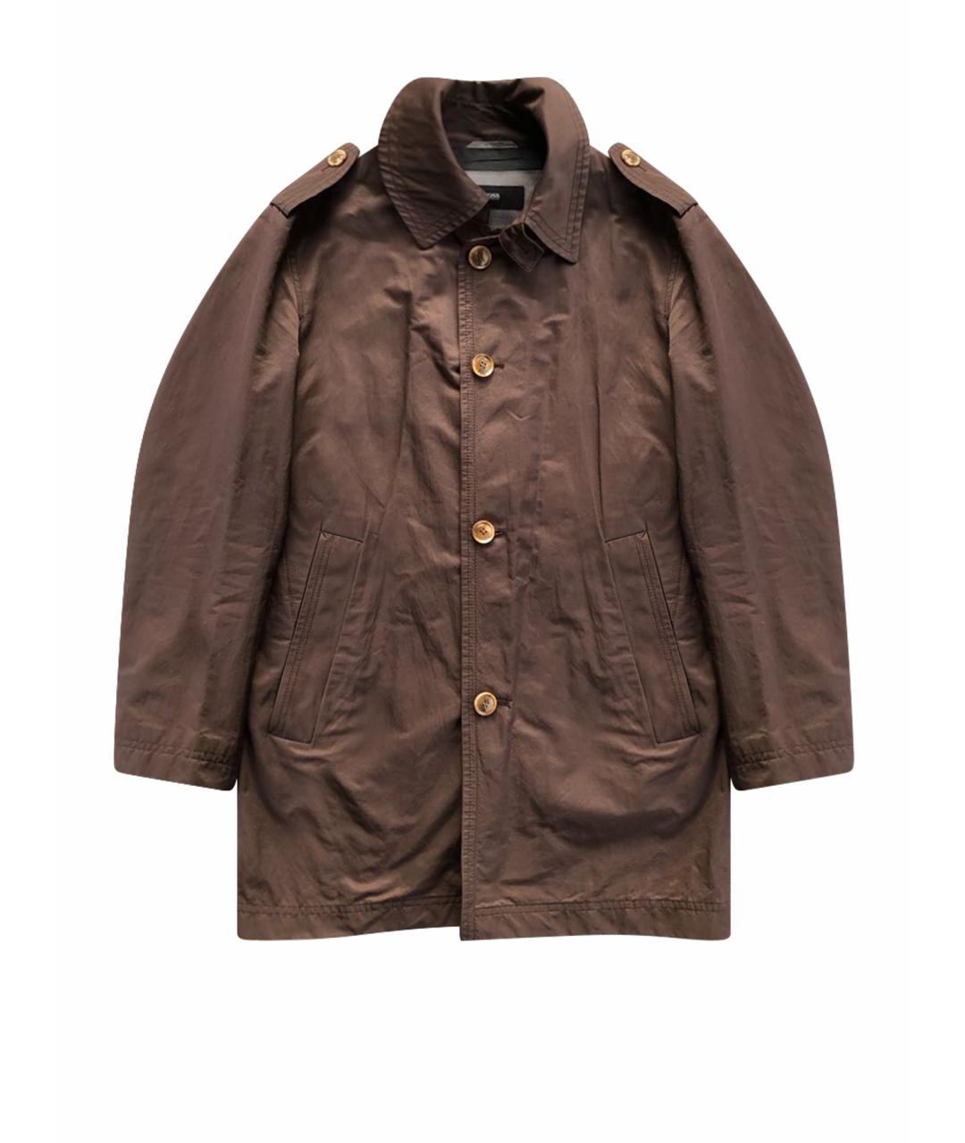 HUGO BOSS Коричневый ацетатный тренч / плащ, фото 1