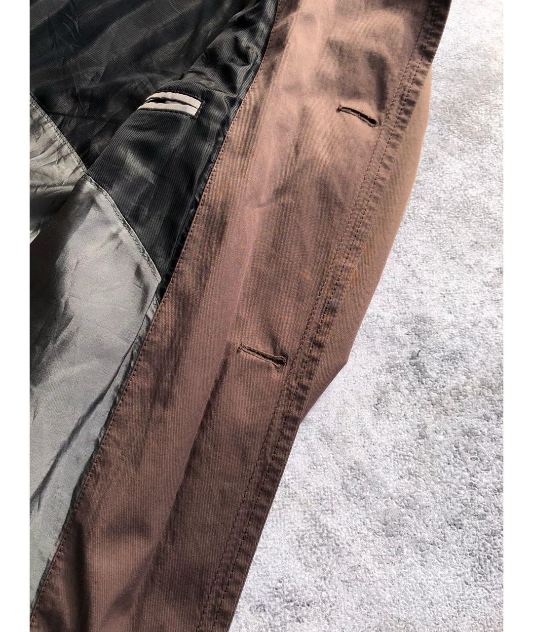 HUGO BOSS Коричневый ацетатный тренч / плащ, фото 6