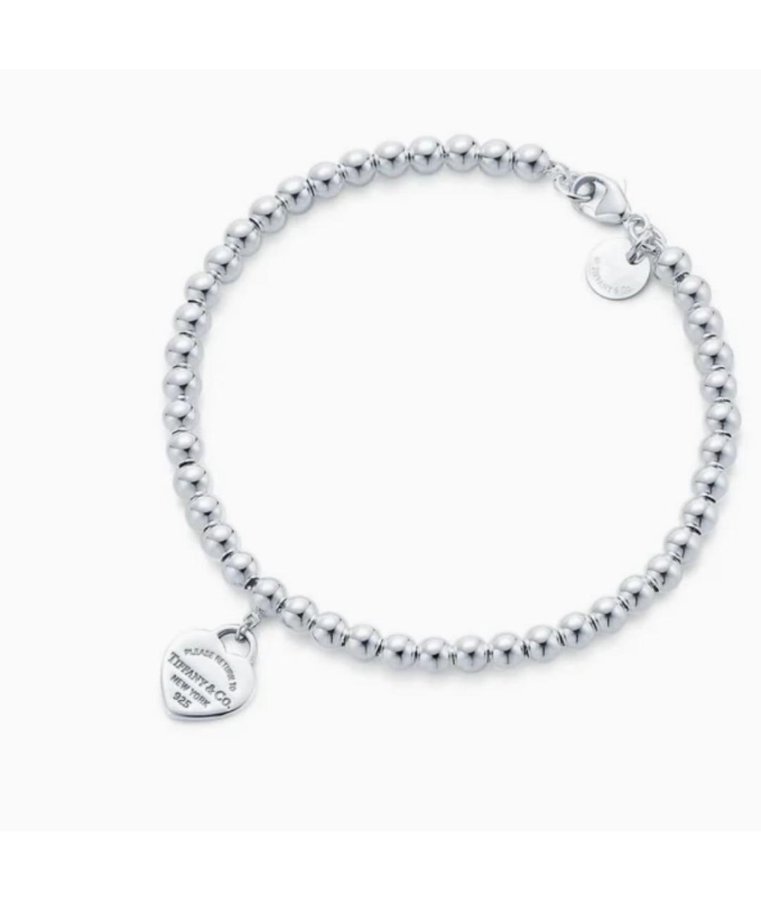 TIFFANY&CO Красный серебряный браслет, фото 2