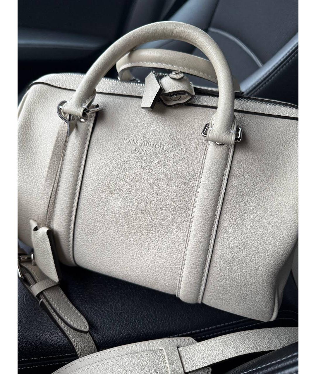 LOUIS VUITTON Серая сумка с короткими ручками, фото 3