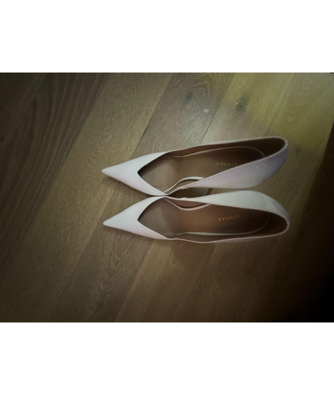 LE SILLA Белые туфли из лакированной кожи, фото 3