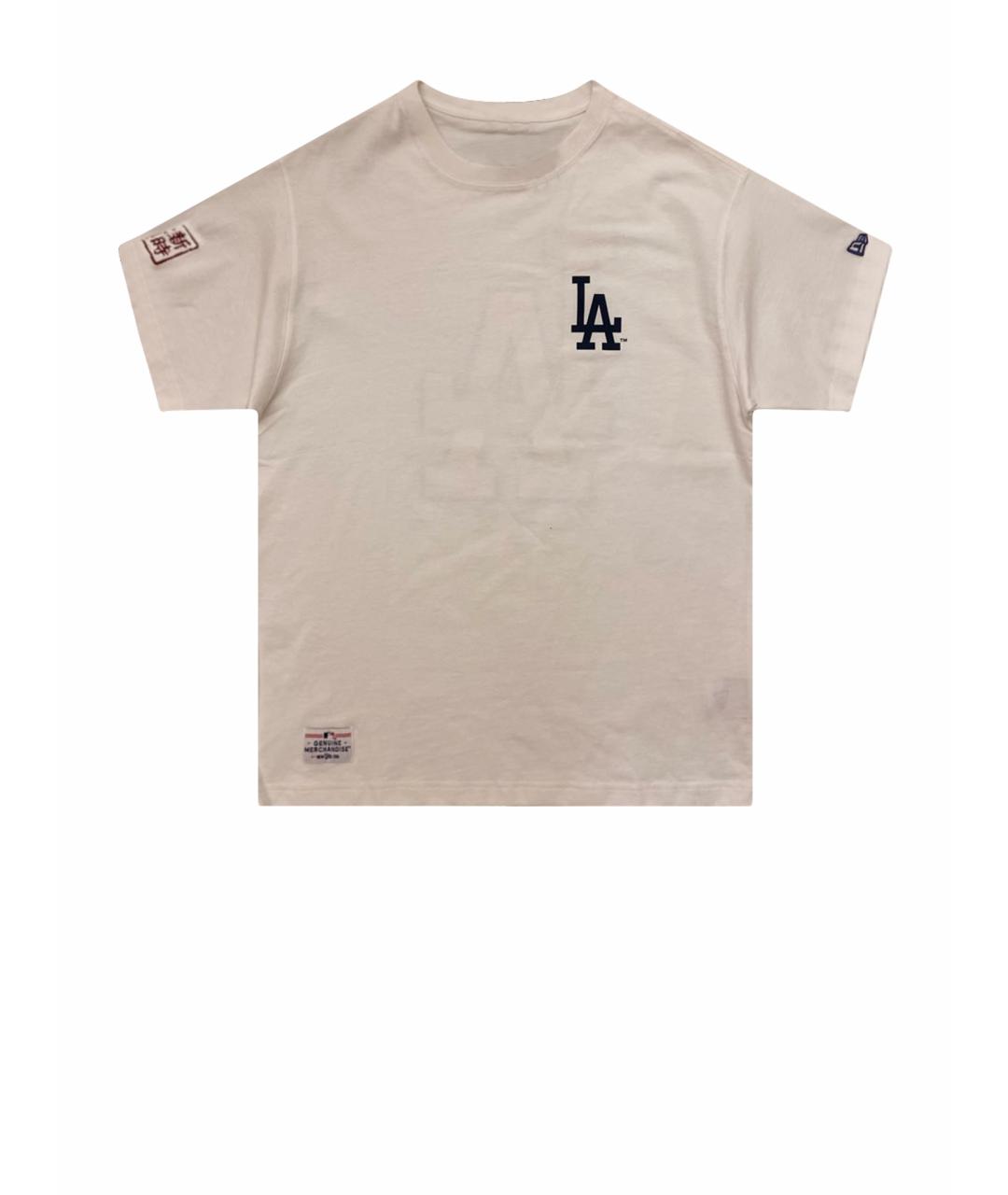 New Era Белая хлопковая футболка, фото 1